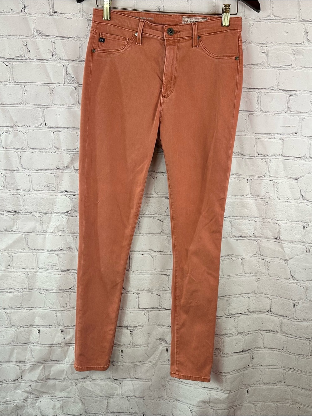 Anthropologie AG adriano goldschmied high rise Abby ankle Skinny Jeans Women 27